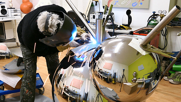 Stainless steel sculptures
